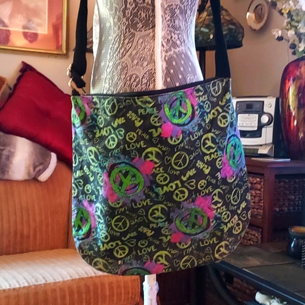 Fashion Express Canvas Peace Bag